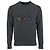Kiton Felpa Charcoal con Logo Ricamato Multicolor - vista 2