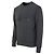 Kiton Felpa Charcoal con Logo Ricamato Multicolor - vista 3