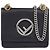 Fendi Kleiner Kan Eye Schultertaschen-Crossbody-Bag Schwarz - Ansicht 2