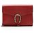 Portafoglio con catena Dionysus in pelle e cristalli Gucci Rosso