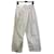 Loewe Vaqueros de pierna ancha de algodón plisado Blanco  - vista 1