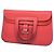 Hermès Halzan 31 Bolso de piel - Rojo Roja