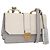 Miu Miu Shoulder Bag Leather Gray Gold Auth bs34805A Brown Golden
