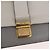 Miu Miu Shoulder Bag Leather Gray Gold Auth bs34805A Brown Golden - view 18