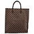 LOUIS VUITTON Damier Ebene Sac Plat Hand Bag N51140 LV Auth BA12381 - vista 2