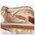 Borsa a Spalla Christian Dior Trotter Canvas Romantic PVC Beige Argento Auth 177266 - vista 22