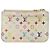 LOUIS VUITTON Pochette Cles NM Multicolor Purse White M93734 Auth 177362 Bianco - vista 2