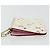 LOUIS VUITTON Pochette Cles NM Multicolor Purse White M93734 Auth 177362 Bianco - vista 4