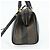 Pequin FENDI Borsa Boston Mini in Tela Pecan PVC Nero Marrone Auth bs34863 - vista 4