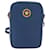 VERSACE Schultertasche Leder Blau Gold Auth 178510A Golden  - Ansicht 13