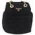 PRADA Chain Schultertasche Wildleder Schwarz Gold Auth bs34965 Golden - Ansicht 13