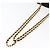 PRADA Chain Schultertasche Wildleder Schwarz Gold Auth bs34965 Golden - Ansicht 7