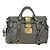 Borsa Miu Miu in pelle 2way Grigio Oro Auth 177717SAM Marrone D'oro