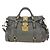 Borsa Miu Miu in pelle 2way Grigio Oro Auth 177717SAM Marrone D'oro - vista 13