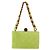 CHANEL Matelasse Chain Hand Bag Suede Light green CC Auth 176874SAV Verde chiaro - vista 13