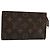 LOUIS VUITTON Monogram Bucket PM Pochette Accessori LV Auth 170543 Monogramma