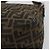 FENDI Borsa Mamma Baguette in tela Zucca Nero Marrone 222826426 Auth fm5313A - vista 16