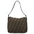 FENDI Borsa Mamma Baguette in tela Zucca Nero Marrone 222826426 Auth fm5313A - vista 2