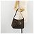 FENDI Borsa Mamma Baguette in tela Zucca Nero Marrone 222826426 Auth fm5313A - vista 24