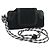 Pochette da collo Christian Dior Trotter Canvas Nero Argento Auth 177974M