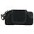 Pochette da collo Christian Dior Trotter Canvas Nero Argento Auth 177974M - vista 13