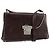 Sac à bandoulière GUCCI en cuir verni marron argent 001 3444 1746 Auth ep14378 Argenté