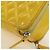 CHANEL Matelasse Chain Shoulder Bag Pelle vernice Giallo Argento CC Auth 177988V - vista 18