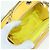 CHANEL Matelasse Chain Shoulder Bag Pelle vernice Giallo Argento CC Auth 177988V - vista 9