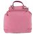 Bolso de Hombro con Cadena PRADA Nylon Rosa Plata Auth 177289A - vista 2