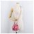 Bolso de Hombro con Cadena PRADA Nylon Rosa Plata Auth 177289A - vista 26