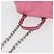 Bolso de Hombro con Cadena PRADA Nylon Rosa Plata Auth 177289A - vista 7