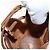 Hermès Pochette HERMES Vespa in pelle marrone oro Auth 177067A D'oro - vista 17