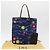 Borsa Tote FENDI in lana blu Auth 176743V - vista 12