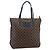 LOUIS VUITTON Borsa Tote Herald Damier Ebene N41255 LV Auth ka4237
