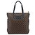 LOUIS VUITTON Borsa Tote Herald Damier Ebene N41255 LV Auth ka4237 - vista 13