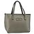 Borsa a mano Salvatore Ferragamo Gancini Pelle Bronzo Argento Auth ka4175 Prata Bronze