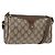 Borsa GUCCI GG Supreme Web Sherry Line in PVC Beige Oro 89 02 018 Auth bs34932 D'oro