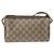 Borsa GUCCI GG Supreme Web Sherry Line in PVC Beige Oro 89 02 018 Auth bs34932 D'oro - vista 2