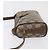 Borsa GUCCI GG Supreme Web Sherry Line in PVC Beige Oro 89 02 018 Auth bs34932 D'oro - vista 4