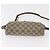 Borsa GUCCI GG Supreme Web Sherry Line in PVC Beige Oro 89 02 018 Auth bs34932 D'oro - vista 5