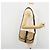 Borsa a tracolla Christian Dior Trotter Canvas Marrone Oro Auth 177851 D'oro - vista 22