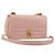 Borsa a Spalla con Catena BURBERRY in Pelle Rosa Oro Auth 177331A D'oro