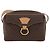 Céline CELINE Macadam Canvas Schultertasche PVC Leder Braun Gold Authentisch am11493A Golden - Ansicht 13