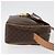 Céline CELINE Macadam Canvas Schultertasche PVC Leder Braun Gold Authentisch am11493A Golden - Ansicht 3
