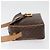 Céline CELINE Macadam Canvas Schultertasche PVC Leder Braun Gold Authentisch am11493A Golden - Ansicht 4