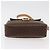 Céline CELINE Macadam Canvas Schultertasche PVC Leder Braun Gold Authentisch am11493A Golden - Ansicht 5