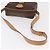 Céline CELINE Macadam Canvas Schultertasche PVC Leder Braun Gold Authentisch am11493A Golden - Ansicht 7