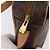 Céline CELINE Macadam Canvas Schultertasche PVC Leder Braun Gold Authentisch am11493A Golden - Ansicht 9