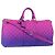 LOUIS VUITTON Taurillon Illusion Keepall Bandouliere 50 M59713 LV Auth 167272SM Rosa Monogramma
