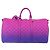 LOUIS VUITTON Taurillon Illusion Keepall Bandouliere 50 M59713 LV Auth 167272SM Rosa Monogramma - vista 13